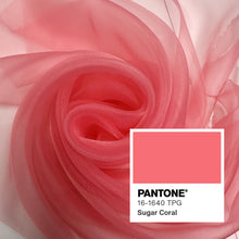 Load image into Gallery viewer, 140cm Wide Lightweight 20D Organza Fabric - Available in 50 Vibrant Colors | Perfect for Fashion, Decor, and Crafts