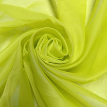 Load image into Gallery viewer, 145cm Wide. 45 colours. Wedding &amp; Event Decor Sheer Voile Fabric- Perfect for Drapes, Backdrops, and Table Overlays