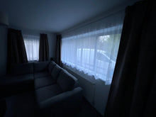 Load image into Gallery viewer, Extra Wide 116" (295cm) Snow White Voile Curtain – Multi-Way Heading – Single Panel