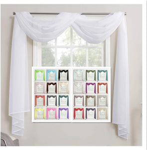 Voile Scarf for decoration /40 colours/ 2sizes