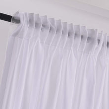 Load image into Gallery viewer, Megachest pure voile extra 116&quot; wide  tape top sheer curtain (1 Panel)