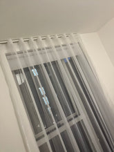 Load image into Gallery viewer, Extra Wide 116" (295cm) Snow White Voile Curtain – Multi-Way Heading – Single Panel