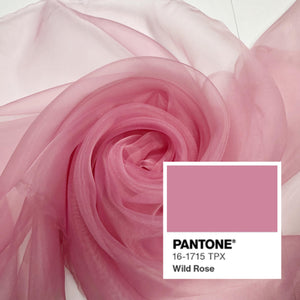 140cm Wide Lightweight 20D Organza Fabric - Available in 50 Vibrant Colors | Perfect for Fashion, Decor, and Crafts