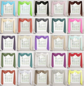 Voile Scarf for decoration /40 colours/ 2sizes