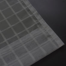 Load image into Gallery viewer, Megachest a pair of sheer Ivy checkered pattern voile curtain 56&quot;widex2 with tie backs