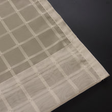 Load image into Gallery viewer, Megachest a pair of sheer Ivy checkered pattern voile curtain 56&quot;widex2 with tie backs