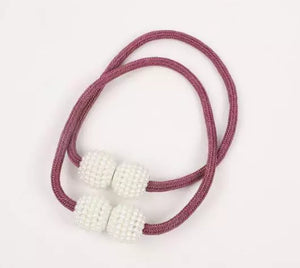 Megachest Pearl Magnectic curtain tie back 1 pair