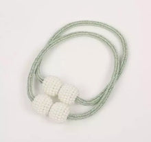 Load image into Gallery viewer, Megachest Pearl Magnectic curtain tie back 1 pair