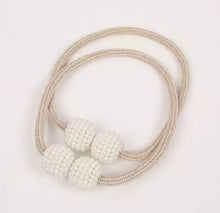 Load image into Gallery viewer, Megachest Pearl Magnectic curtain tie back 1 pair