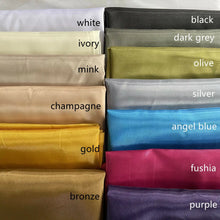 Load image into Gallery viewer, 100% polyester 1 tone taffeta fabric (light weight) for decoration