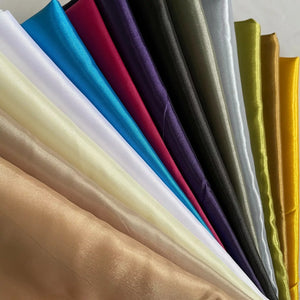 100% polyester 1 tone taffeta fabric (light weight) for decoration