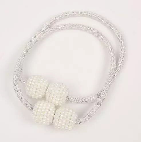 Megachest Pearl Magnectic curtain tie back 1 pair