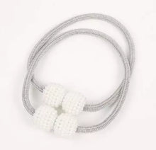 Load image into Gallery viewer, Megachest Pearl Magnectic curtain tie back 1 pair