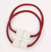 Load image into Gallery viewer, Megachest Pearl Magnectic curtain tie back 1 pair