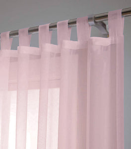 118 Drapery Sheer Voile Pink Blush Fabric